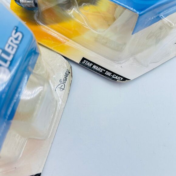 DisneyStar Wars Hot Wheels Battle Rollers Darth Vader Boba Fett Han Solo NEW NIP - Picture 6 of 11